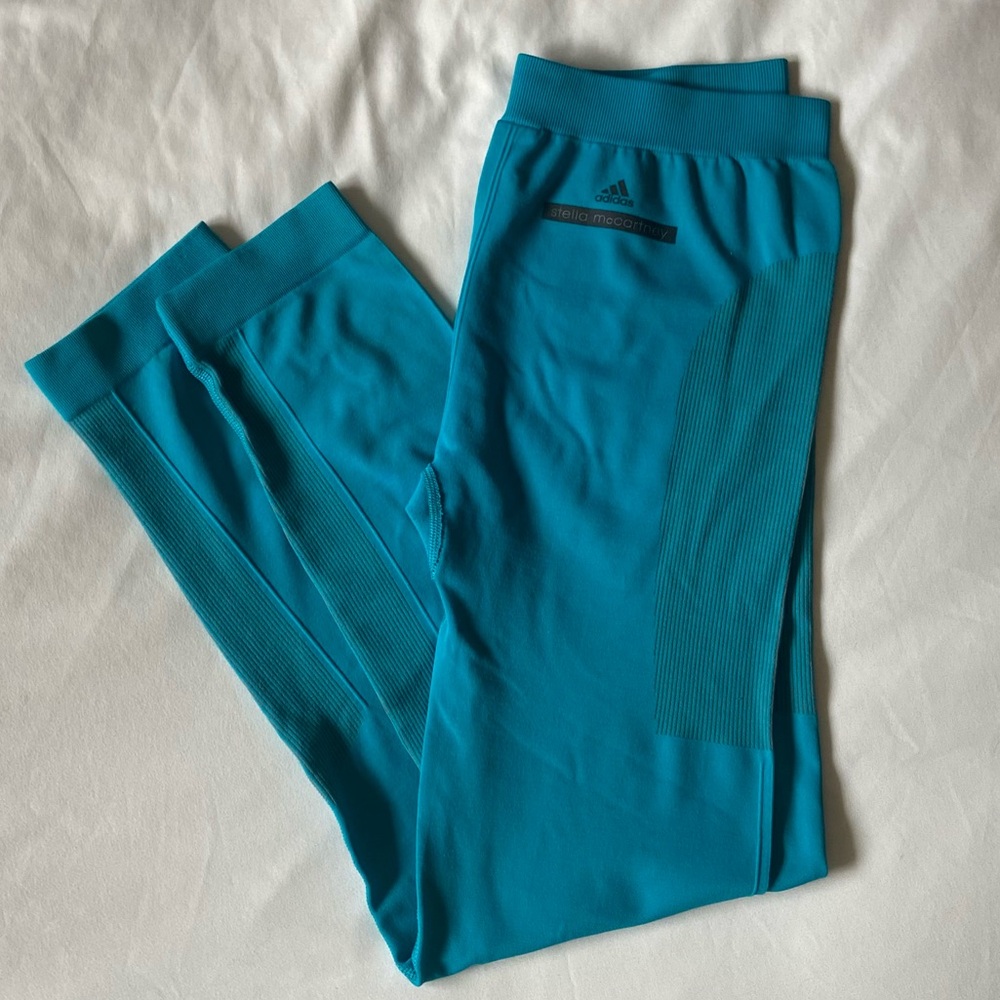 Stella McCartney Adidas Teal blue leggings